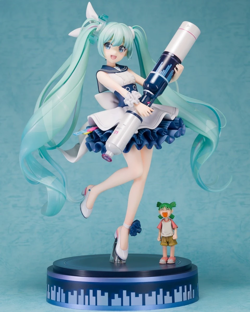 En Stock Original MaxFactory 1/7 Hatsune Miku archivo azul PVC figuras de Anime coleccionista de escritorio modelo de figuras de acción juguetes regalo