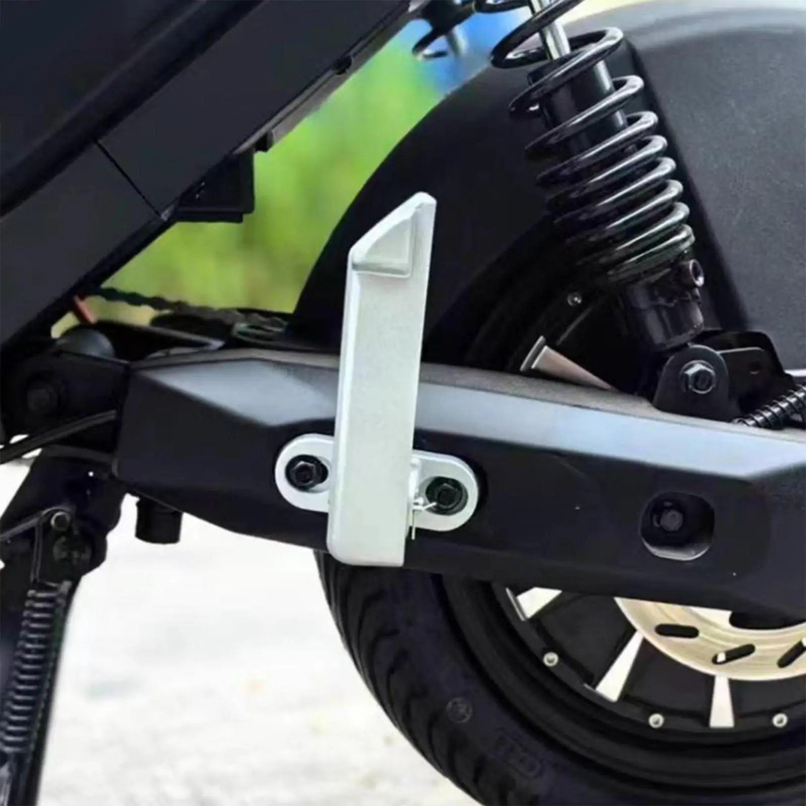 

Motorcycles Foot Pegs Bracket Stand Easy to Install Foot Peg for Passenger for Motorbike Electric Bike Scooter Replacement