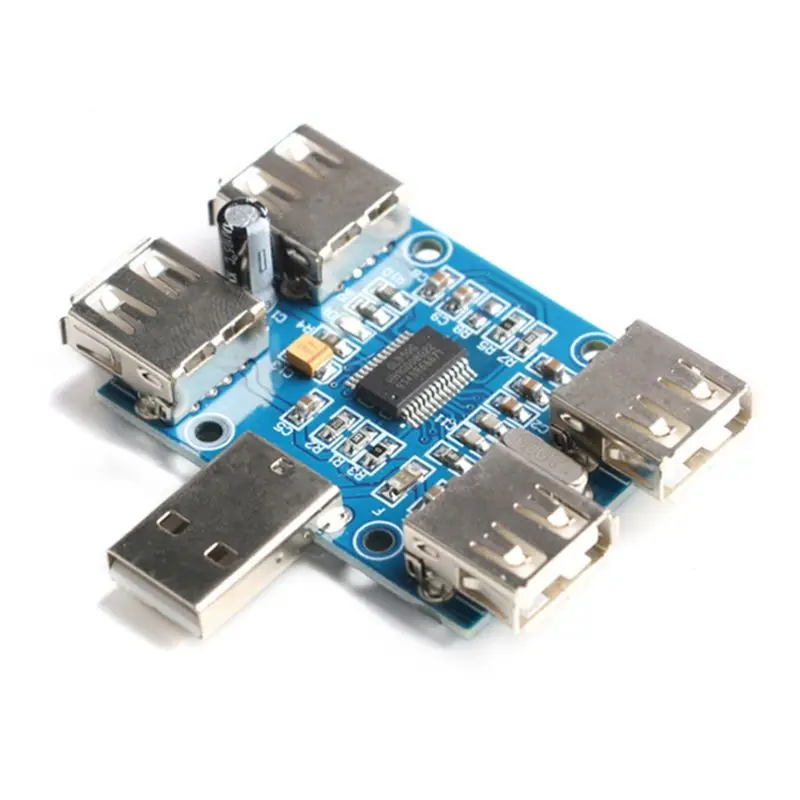 USB 2.0 Hub 4-Port Controller Expansion Module With GL850G Chip For USB Lighting Devices