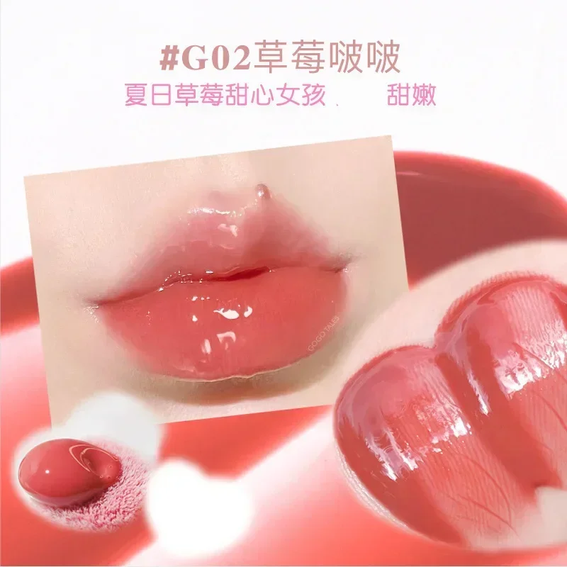 Gogotales Mirror Lip Gloss Moisturizer Clear Korean Vegan Liquid Lipstick Lip Plumper Gloss