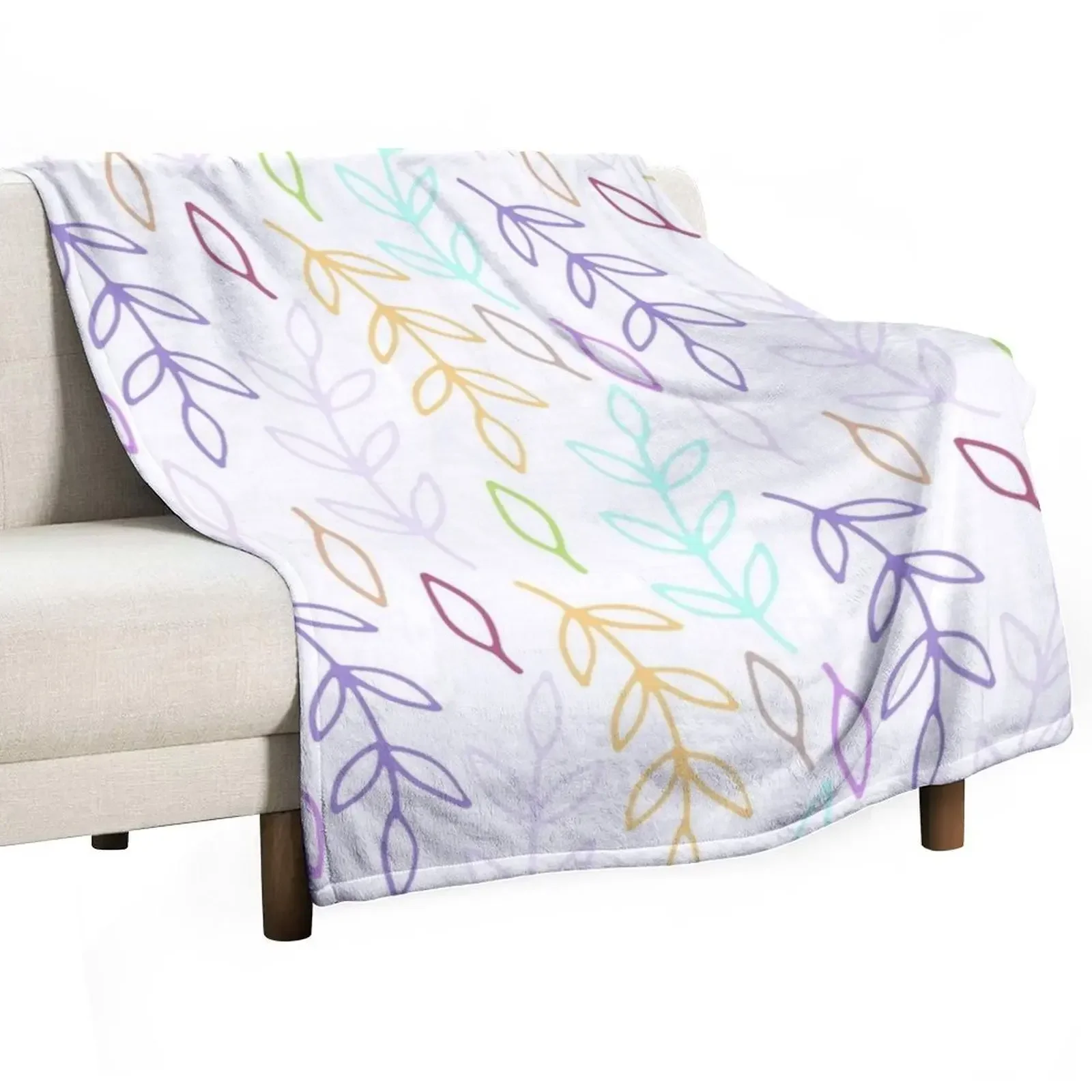 

MULTI COLOUR Throw Blanket Fuzzy Plush Throw Blanket for Sofa Chair