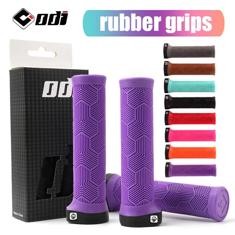 Odi Rubber Ergonomic bicycle grips purple brown pink orange black 22mm MTB handlebar grips for dirt pit bmx Mountain bike grips