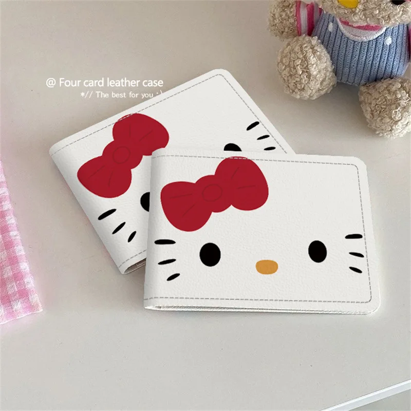 

Защитный чехол для водительских прав Sanrio HelloKitty, кожаный чехол, набор карт для водительских прав для автомобиля