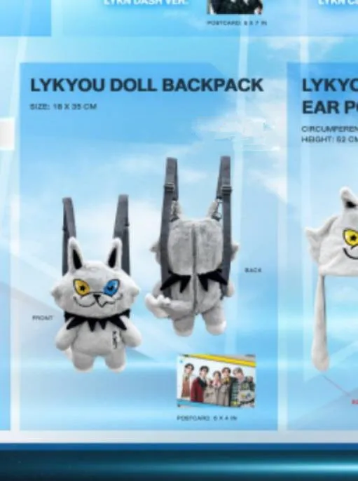 حقيبة ظهر رسمية لفرقة Boyband التايلاندية LYKN Hong Tui William Lego & Nut Dusk Dawn Concert