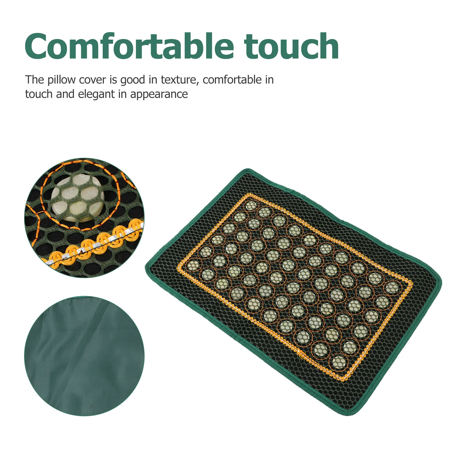 1Pcs Jade Neck Pillow Exquisite Pillow Cover Suitable for Sofa Bed Couch Delicate Non- Home Decorative Protector Case