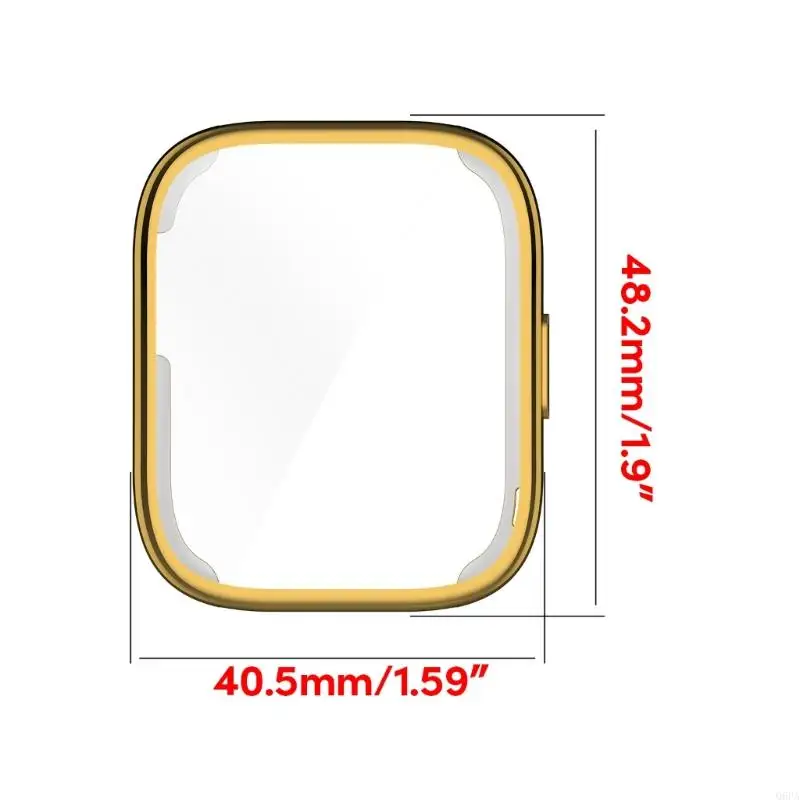 Amazfit Bip 5 Bip5 A2215 용 화면 보호 케이스 Smartwatch TPU 보호 커버 긁힌 전체 보호 범퍼 쉘