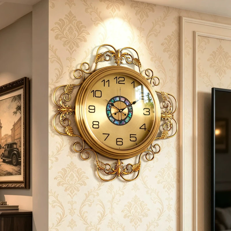 Creative Design Wall Clocks Aesthetic Luxury Minimalist Vintage Wall Watch Living Room Xenomorph Reloj De Pared Home Decoration