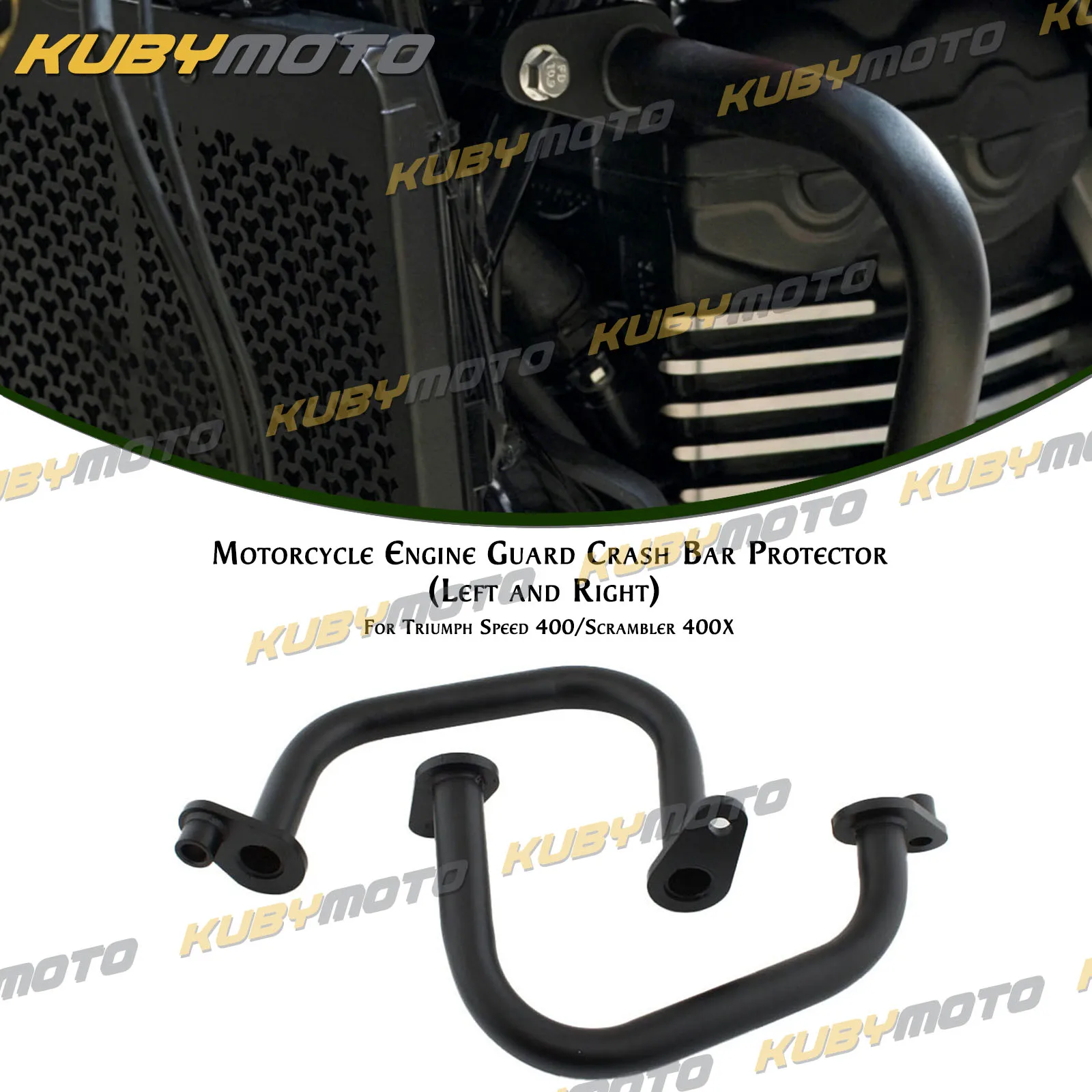Motorbike Engine Guard Highway Bumper Crash Bar Protector For Triumph Speed 400 Scrambler 400 X 2023 2024 2025