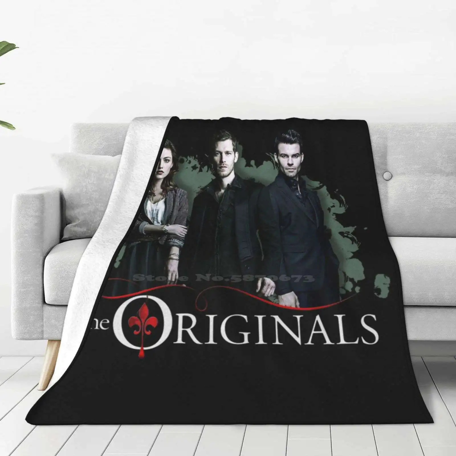 The Originals-Klaus , Hayley And Elijah Creative Design Light Thin Soft Flannel Blanket The Originals Klaus Hayley Elijah