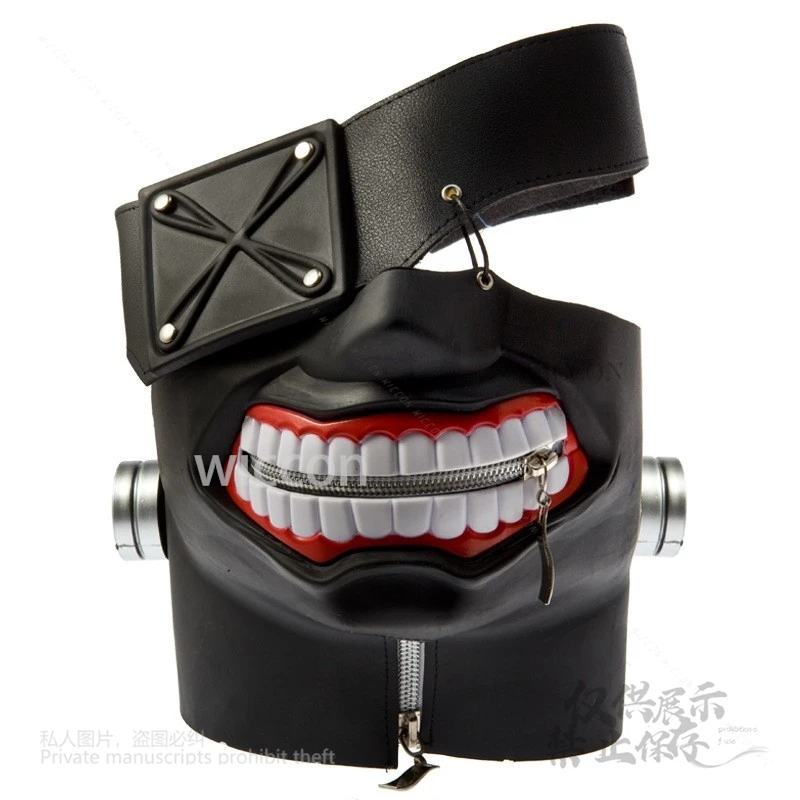 Anime kaneki ken cosplay horror 3d máscaras cosplay trajes máscara legal adereços cosplay festa de halloween máscara de demônio japonês dia das bruxas