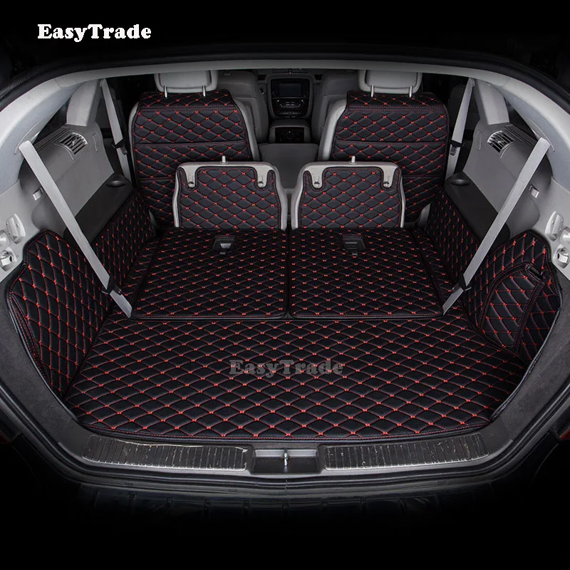 

For Mercedes Benz R Class R300 R320 R350 R400 Car Trunk Mats Leather Rear Trunk Anti-dirt Interior Liner Protection Carpets Pad