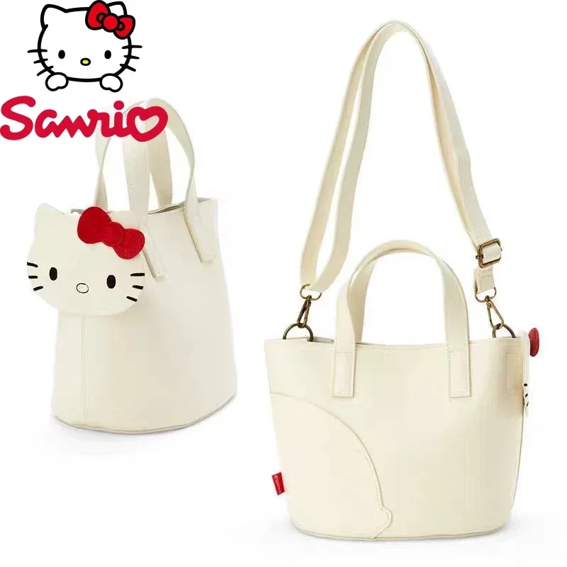 Miniso Hello Kitt New Women's Shoulder Bag Luxury Brand Cartoon Cute Women's Bag Handbag Fashion Trend Mini Women's Bag