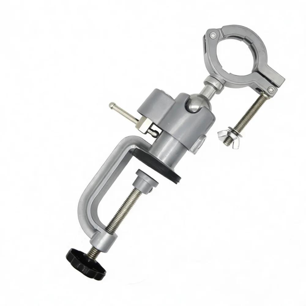 Adjustable Drill Stand Stationary Bracket For Hand Drill Rotary Grinder Multi Functional Work Bench Tool Vise Clamp Base