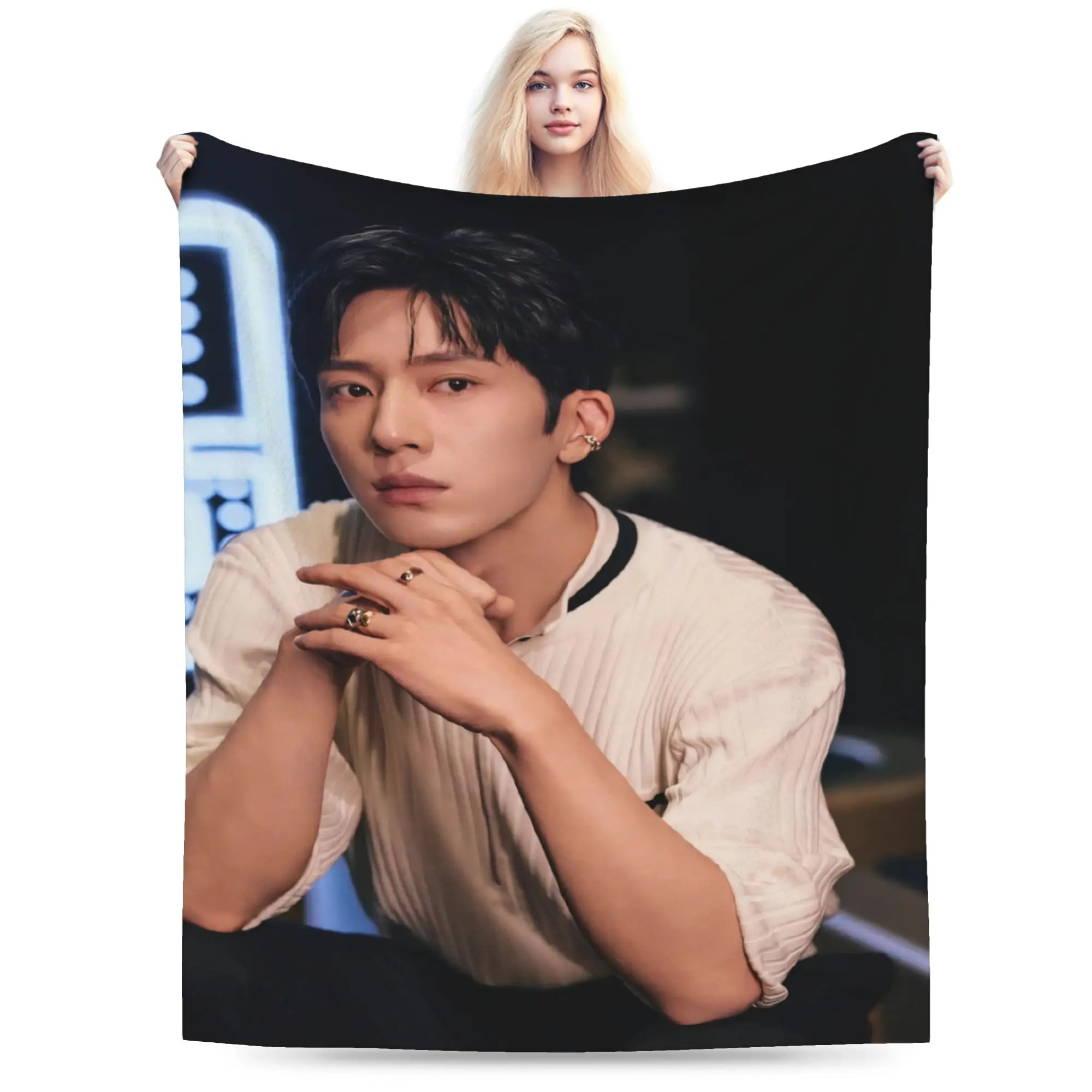 Comfortable The Early Spring jing boran Blanket Merch Bed Decorative  Throw Blankets Super Soft Fleece for Outdoor