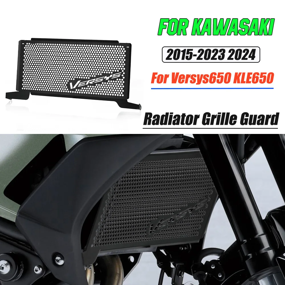 

Motocycle Radiator Grille Cover Water Tank Guard Protection FOR KAWASAKI Versys650 KLE650 2015 2016 2017 2018 2019 2020 - 2024