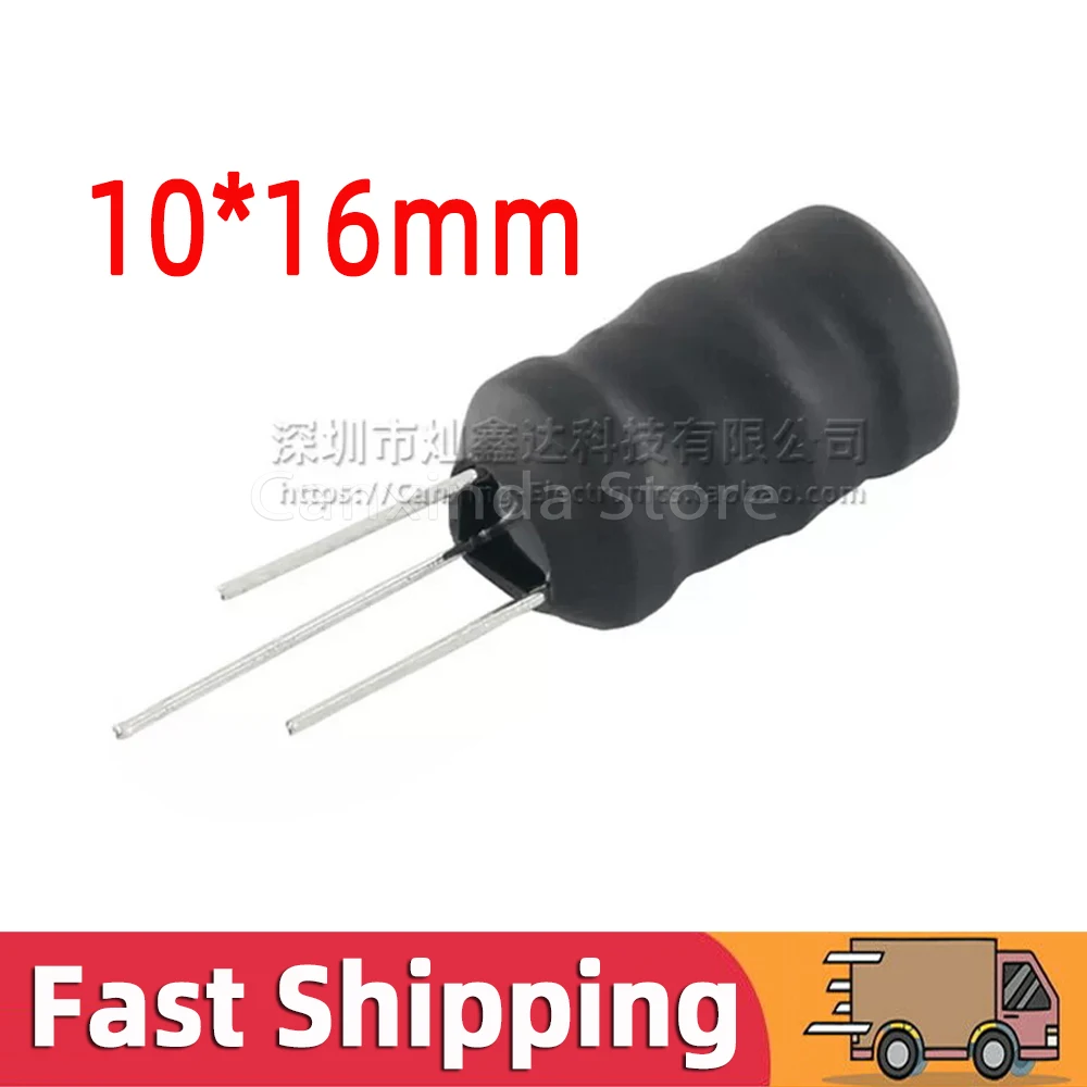 5pcs Boost Inductor Booster Step Up Inductance Choke Filter for Alarm Buzzer Humidifier atomizer 3 Pin Ferrite Coil I Shape Core