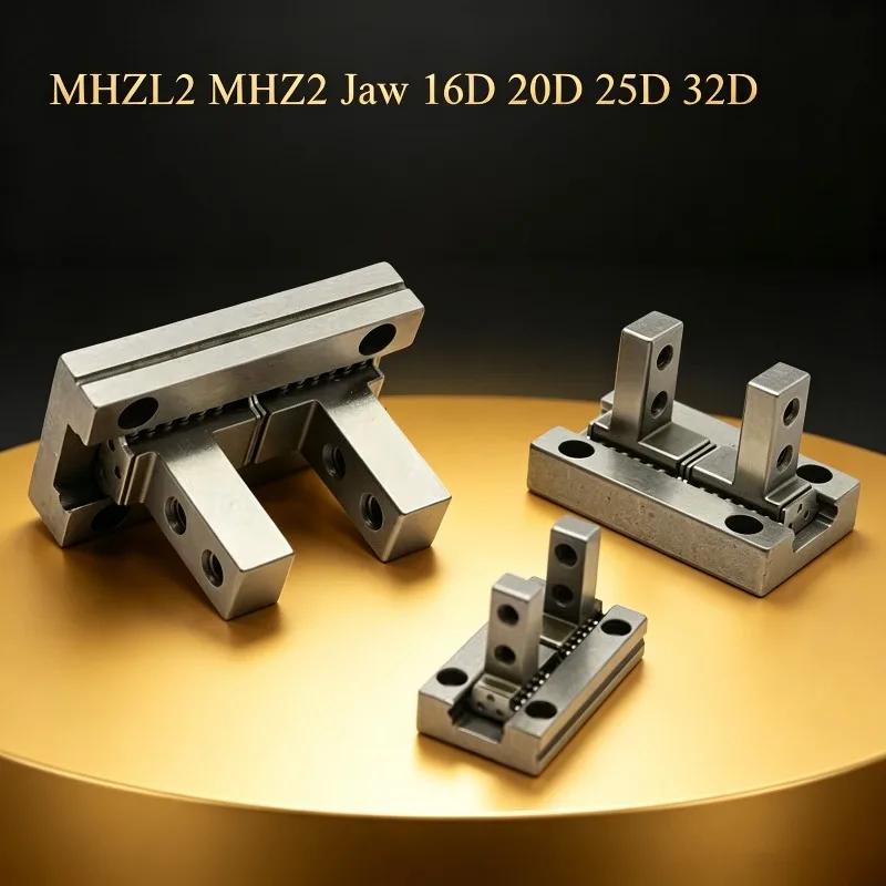 Parallel-Fingerkopf MHZ2 Klammerzange 16D 20D 25D 32D 40D Kugelspannzange Zylinderzubehör Direktverkauf ab Werk