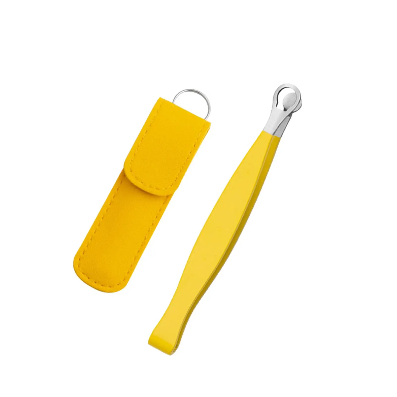 2xNose الشعر التشذيب الملقط الفولاذ المقاوم للصدأ مزيل الشعر الدقة المهنية ناتف لشعر الوجه الأنف الحاجب