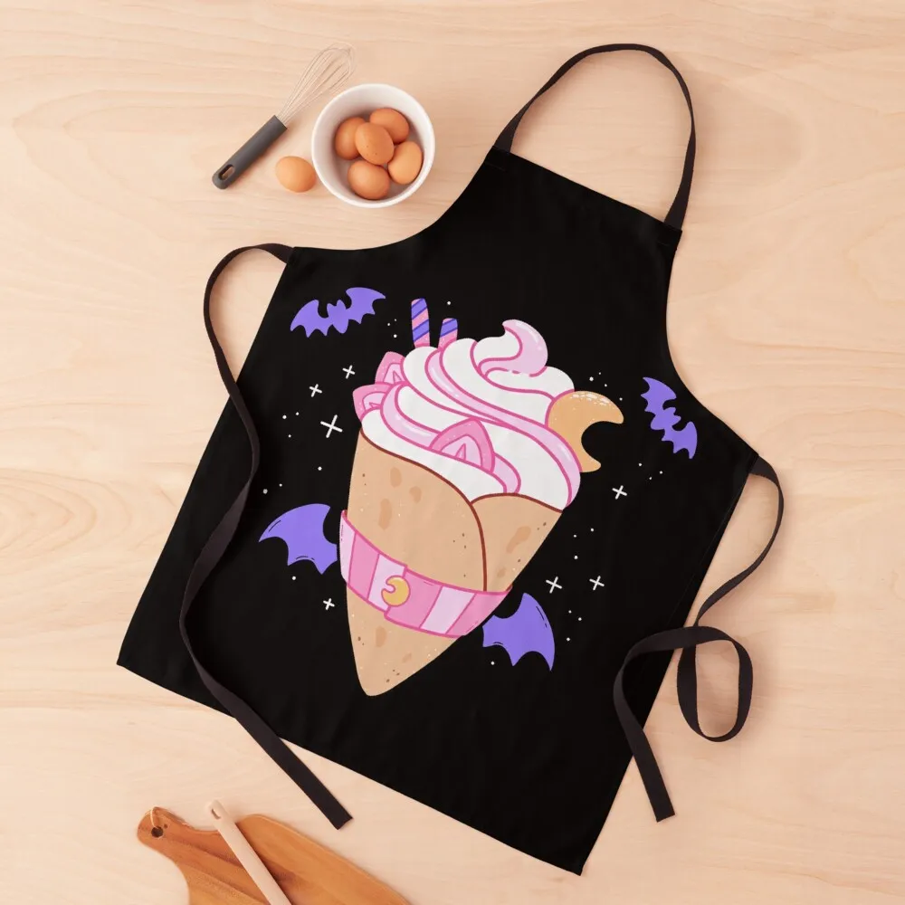 Spooky Treat // Black Nikury Apron Kitchen For Man professional kitchen useful gadgets for home All For Kitchen And Home Apron