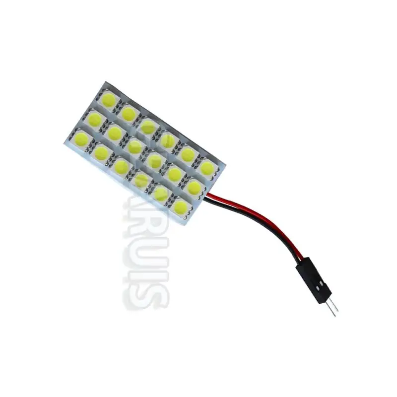 

100sets 24V Truck LED 18 SMD 5050 LED 43MM * 22MM Reading Light Festoon Dome Panel light Dome Interior Map Lamp Bulb 24V