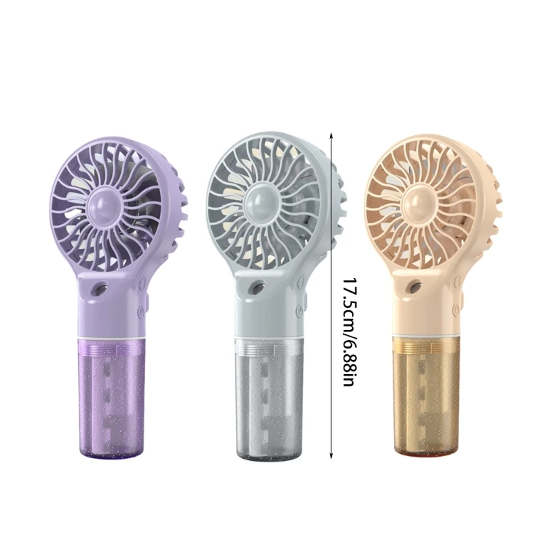 Ventilateur brumisation portatif, ventilateur brumisation d'eau, Rechargeable, 4 vitesses, livraison directe