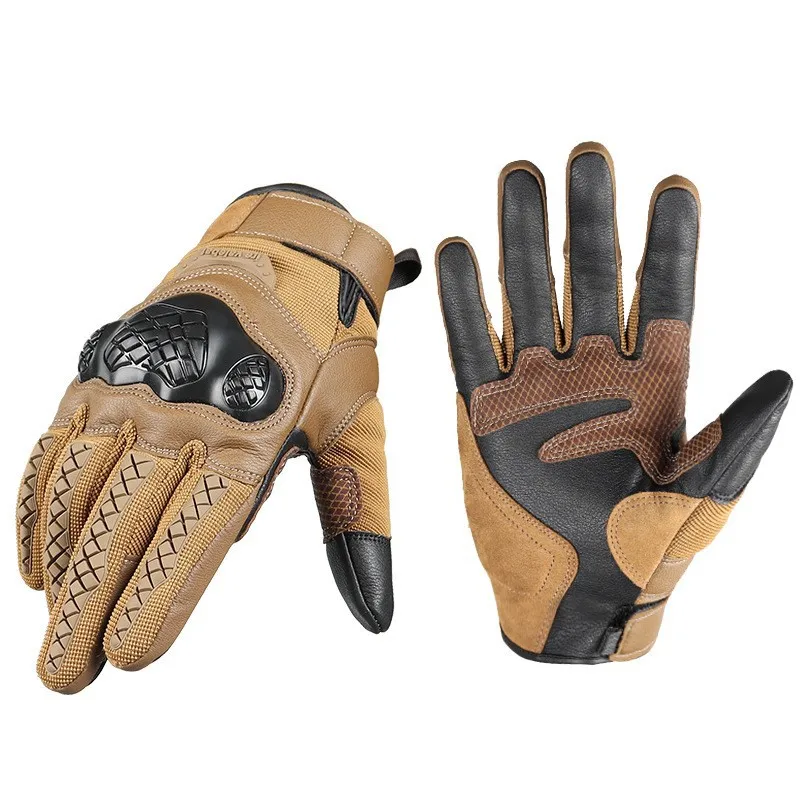 Gants de sécurité pour le travail au doigt complet, pour l'entraînement en plein air dans le jardin, résistants à l'usure, antidérapants, pour écran tactile, Protection des jeux de guerre CS
