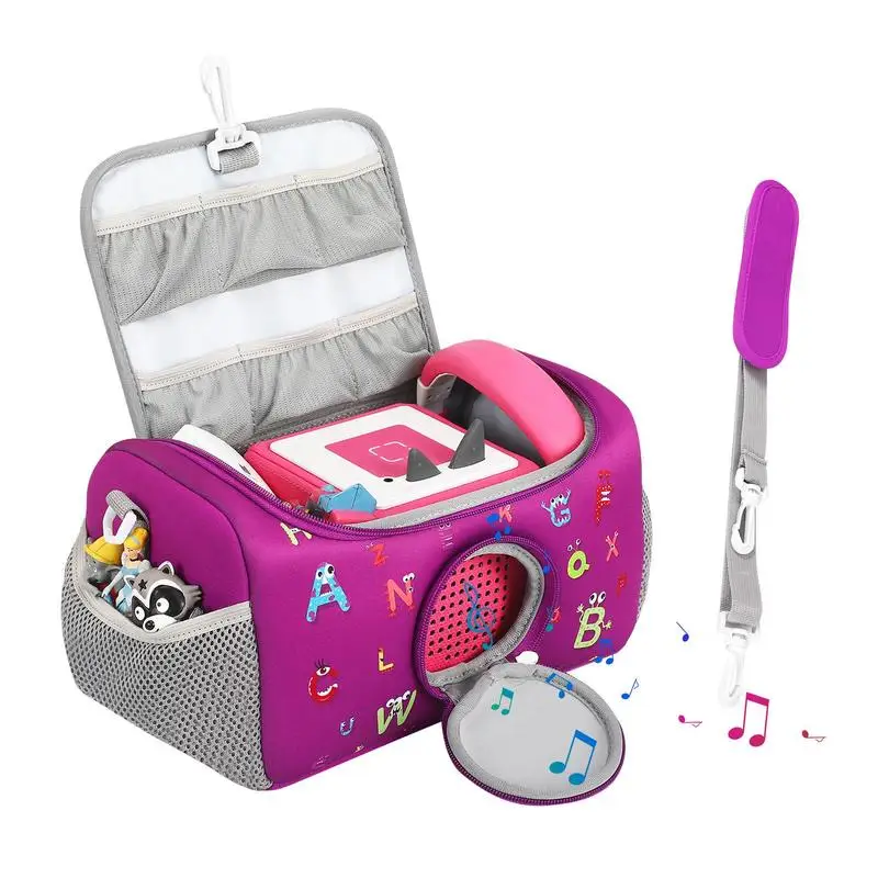 حقيبة حمل لمبتدئين Toniebox مجموعة حقيبة حمل التخزين لمشغل الصوت Toniebox صندوق حمل حقيبة حمل السفر