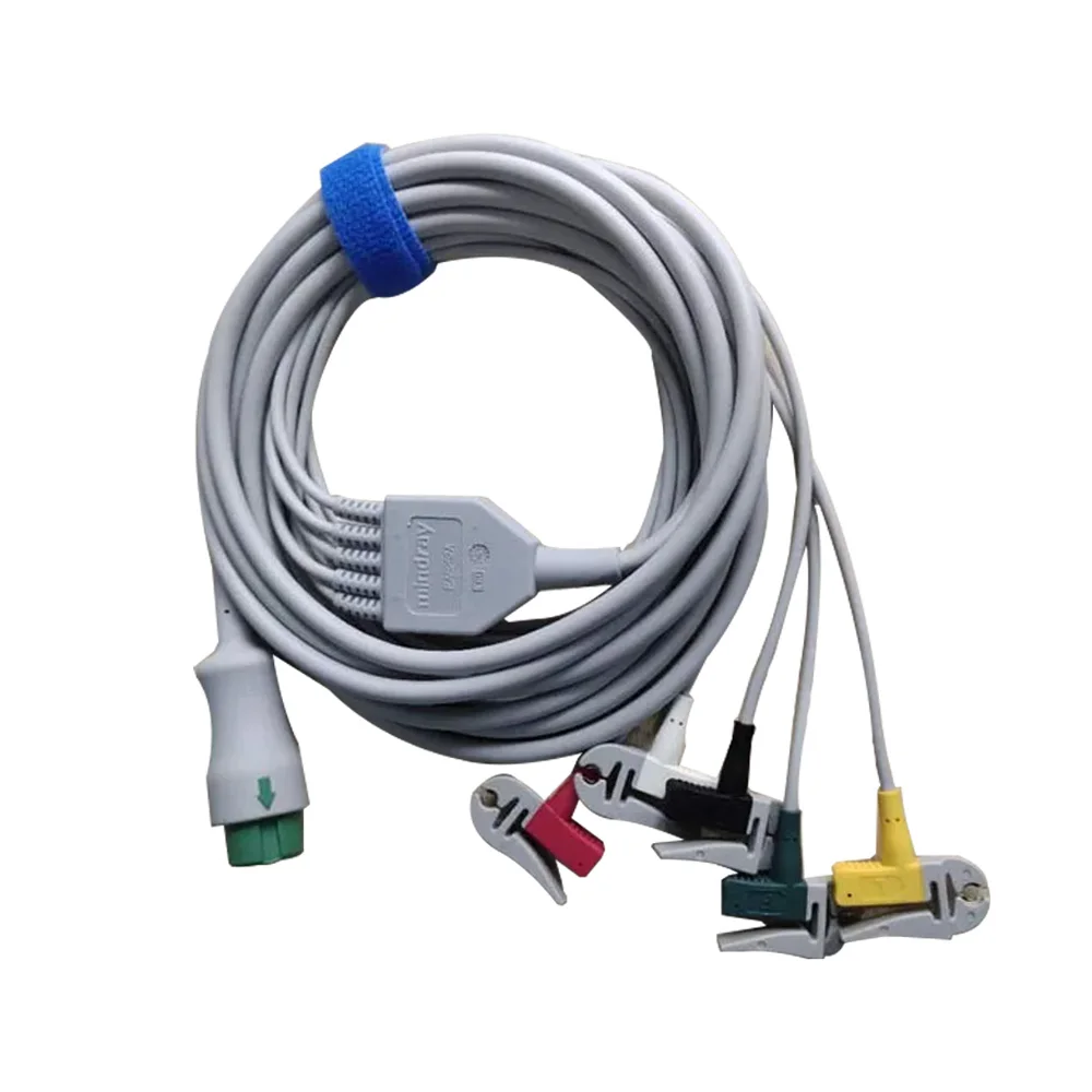 

Mindray EA6252A 12pin 5-lead integrated ECG Cable IEC clip-type Monitor lead PN:EA6252A