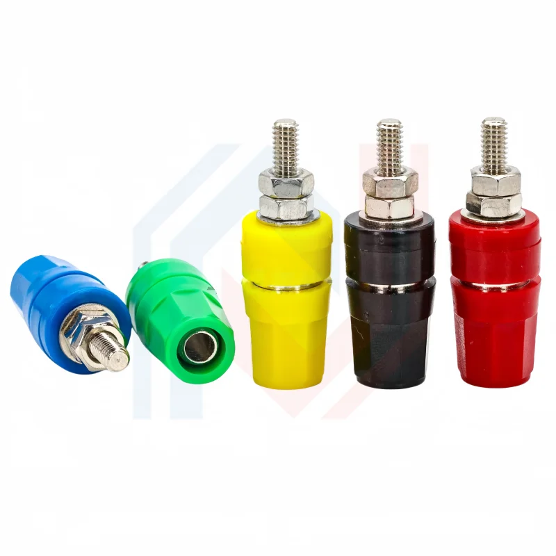 M4X36 pure copper terminal 4mm banana Jack Socket 24A binding post Electronic experiment connector Banana plug