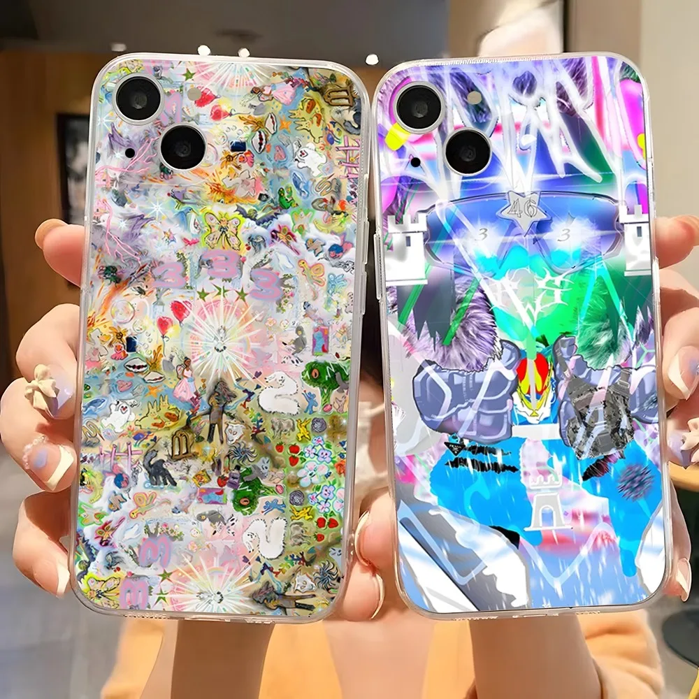 Bladee 333 Drain Gang IceDancer Phone Case For iPhone 17 16 15 11 12 14 13 Pro Max Mini X XR 7 Plus 17E Shockproof Cover Fundas