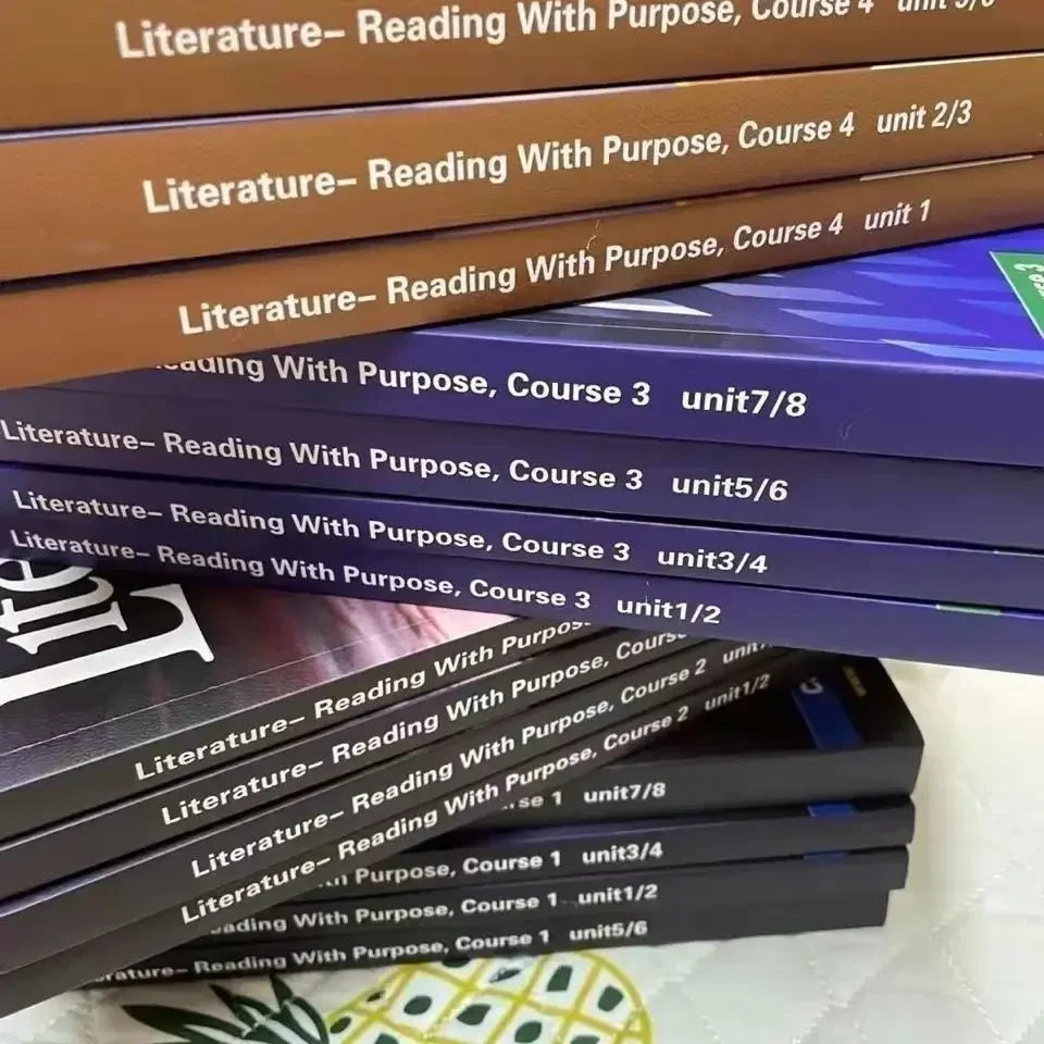 16 Books/Set California Literature Teaching Material Glencoe LiteratureReadingWithPurpose Cahier De Texte Scolaire