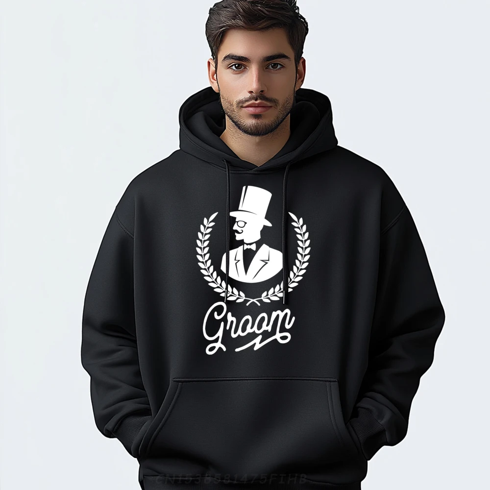 

Groom Bachelor Party Stag Groomsmen Family Sweatshirt Printed Long Sleeve For Men Crew Neck Hoodies Design Hoodies
