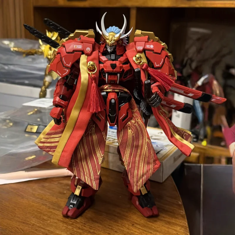 JLDZ ของเล่นที่กําหนดเอง 1/12 Scale ทหาร Moshow ญี่ปุ่น Warring States Period Generals เสื้อคลุมสีแดงรุ่นตัวเลขการกระทํา Body