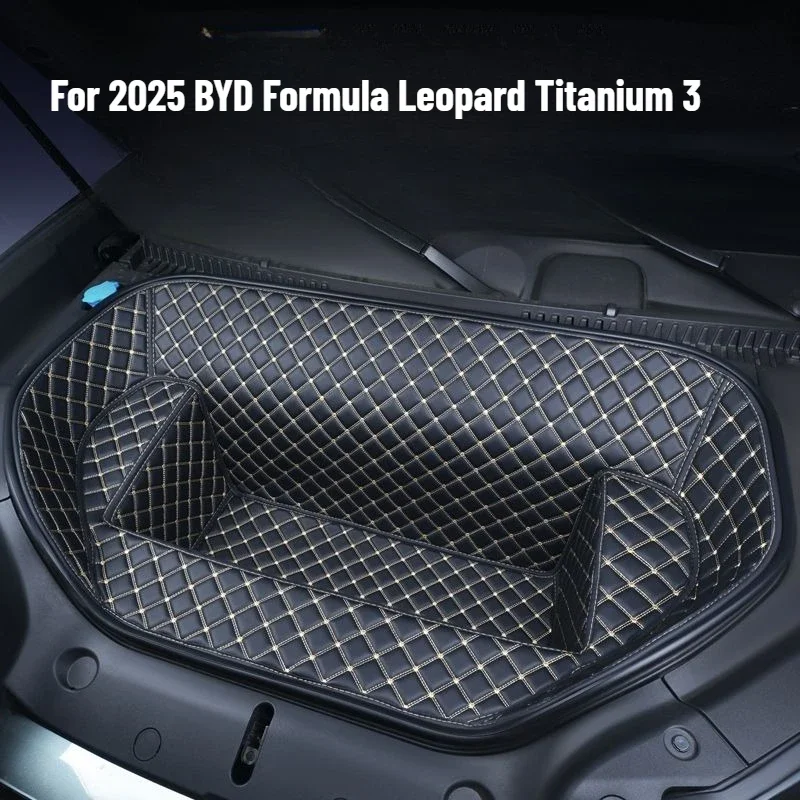 Suitable For 2025 BYD Formula Leopard Titanium 3 Special Full Surround Front Spare Box Pad Car Front Storage Pad Modification