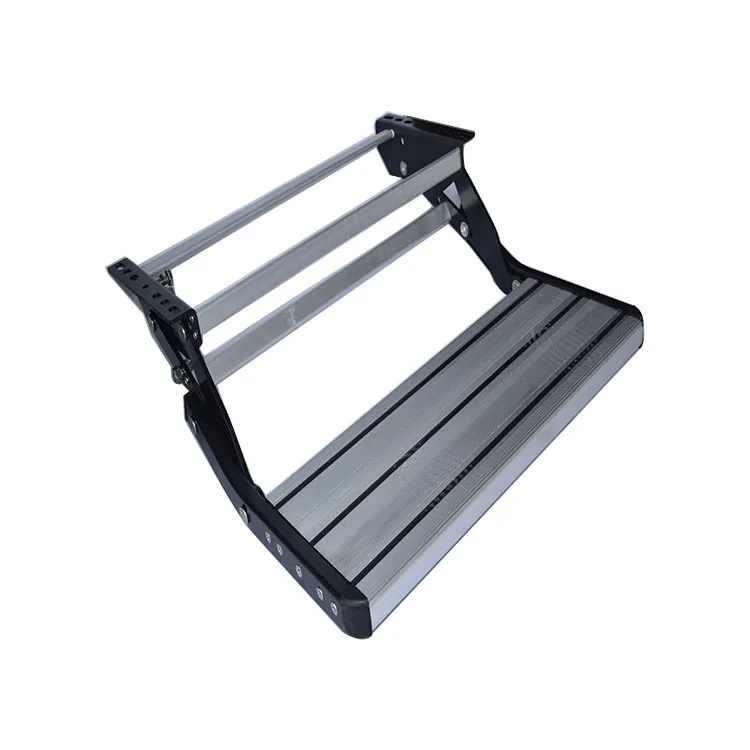 2022 Supplier Latest Production Aluminum Alloy Material Camper Caravan Camper Folding Single Layer RV Step