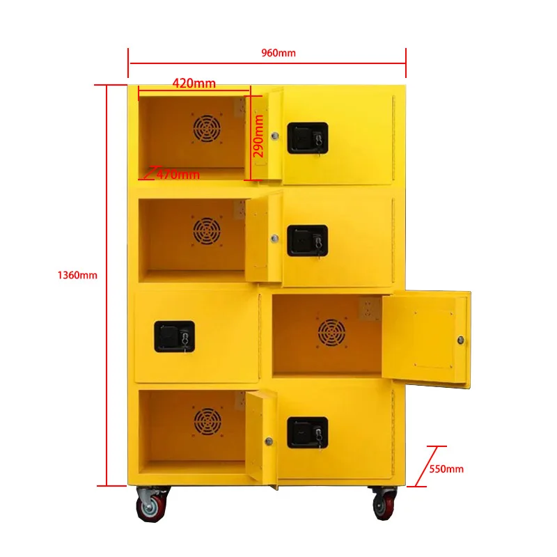 8-Core power station battery charging cabinet fast charging