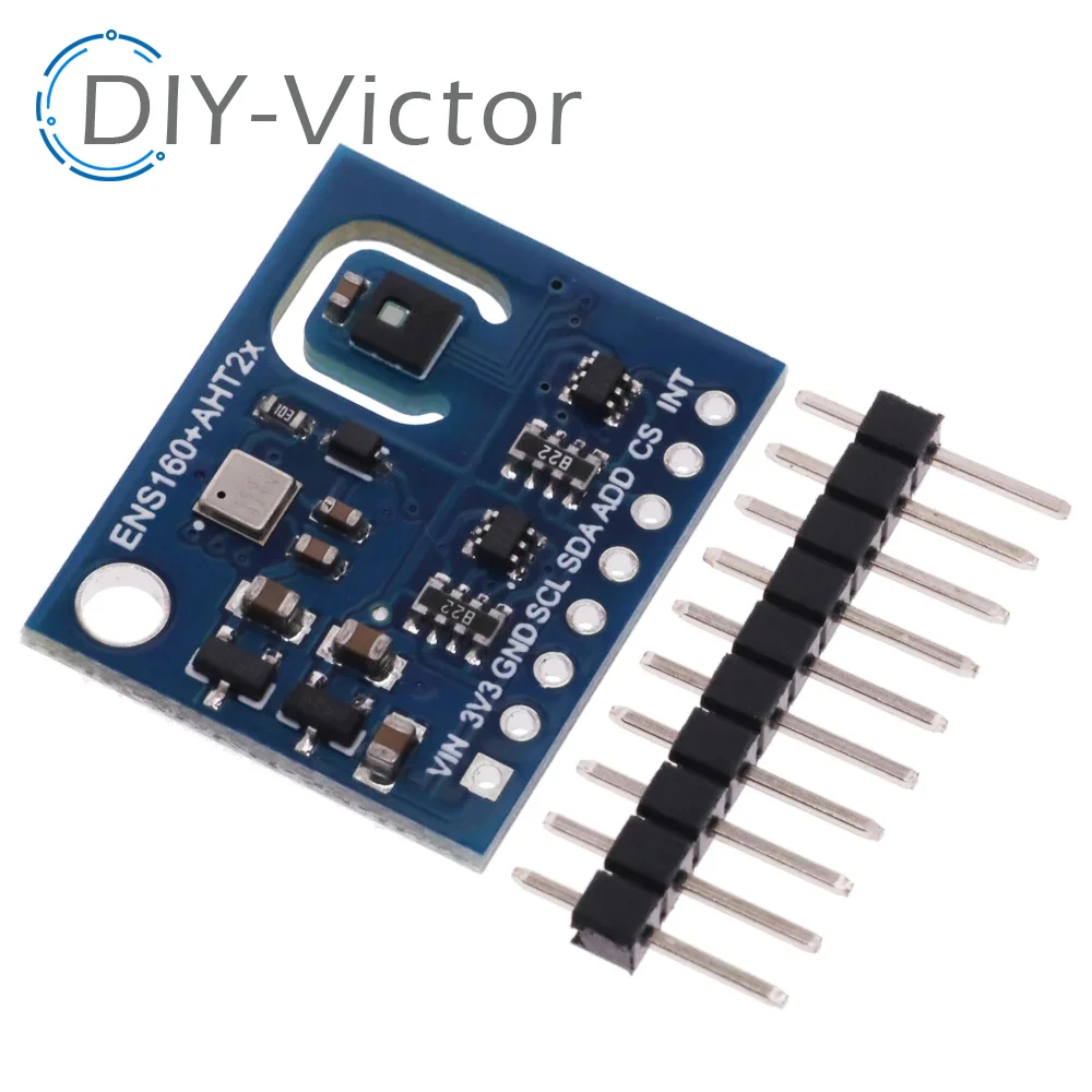 Imagem -05 - Dióxido de Carbono para Arduino Tvoc Qualidade do ar e Temperatura e Umidade Sensor Ens160 Mais Aht21 Ccs811 Co2 Co2