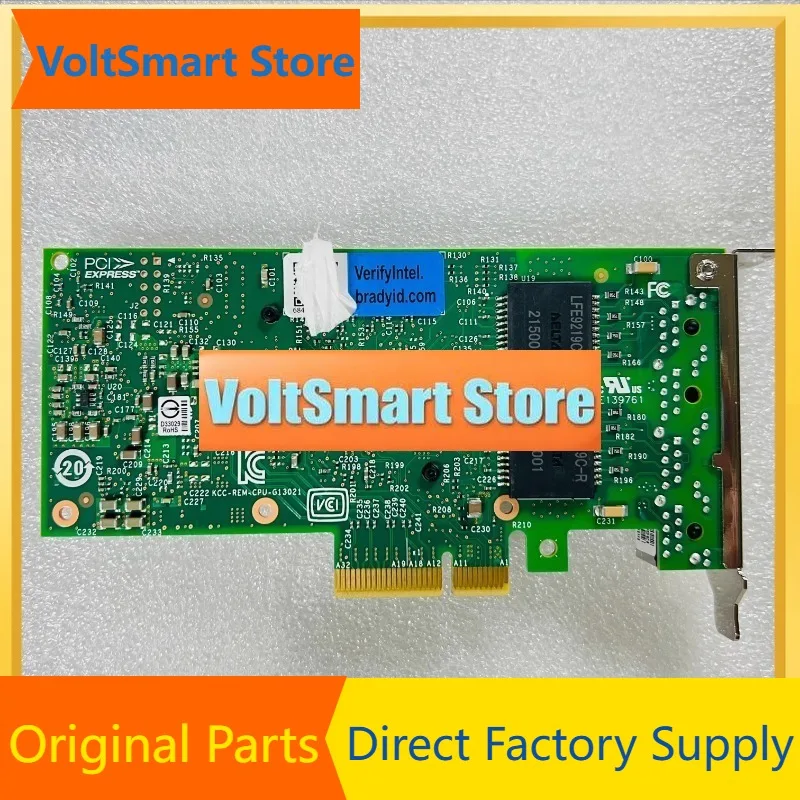 VoltSParts Are Suitable For I350-T4G2P20 Four-port Gigabit Network Interface Card I350-T4 RJ45 Electrical Port Network