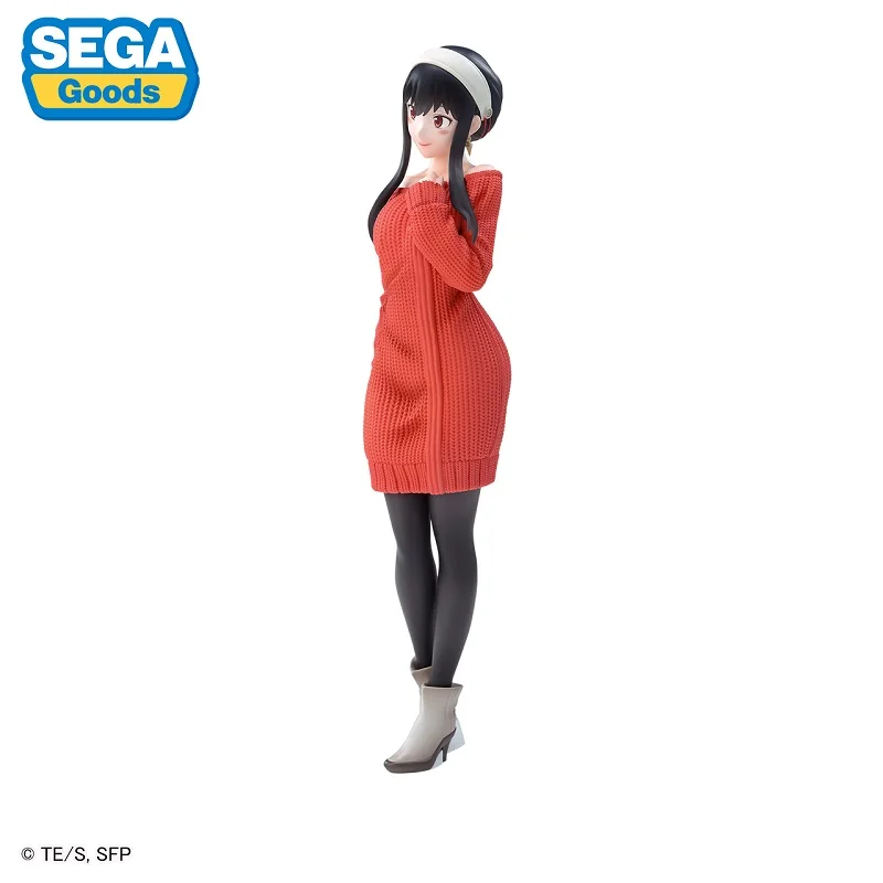 In Stock Original SEGA PM SPY FAMILY Yor Forger Figure Private Server 19Cm Pvc Anime Action Figurine Model Toys for Girl Gift