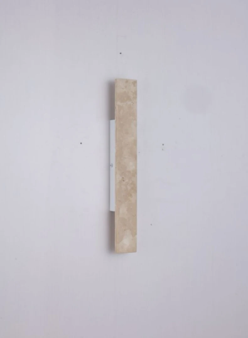 Rectangle Natural Marble Wall Lamp G9 Bulb Indoor