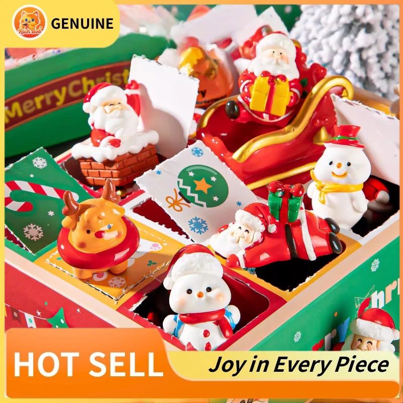 

Рождественская игрушка с отверстием Joy, глухая коробка, тематический приз, игра для рисования, подарок, обратный отсчет, празднование и хобби, настольный модный подарок-сюрприз