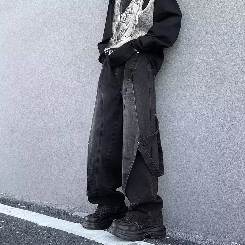 Estrela jeans para mulheres meninas baggy bonito retalhos calças jeans y2k cintura alta jeans grunge roupas estéticas