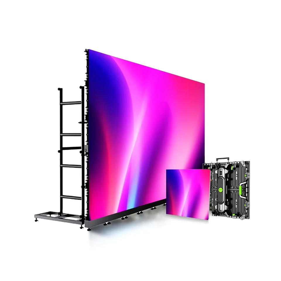 Volledig gekleurd P3.91P4.8 indoor verhuur LED paneeldisplay, outdoor reclame, gigantisch podium achtergrond LED videowall LED scherm