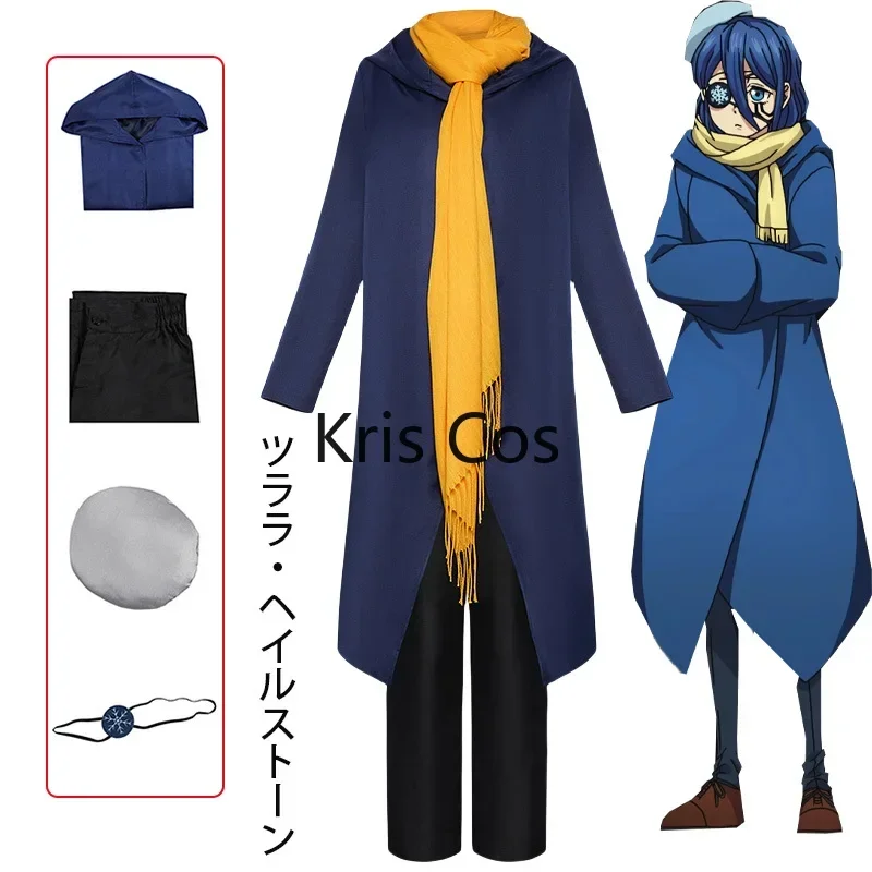 

FC6Anime Mashle Magic and Muscles Slala Halston Cosplay Costume Magic Robe Magic Bureau God of Ice Halloween Costumes for M@FC8！