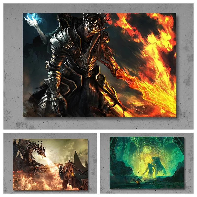 الرجعية شعبية الكلاسيكية ألعاب مثيرة النفوس المظلمة شعبية الفن الملصقات قماش لوحات اللوحات الزيتية الجداريات غرفة المعيشة ديكور المنزل #2