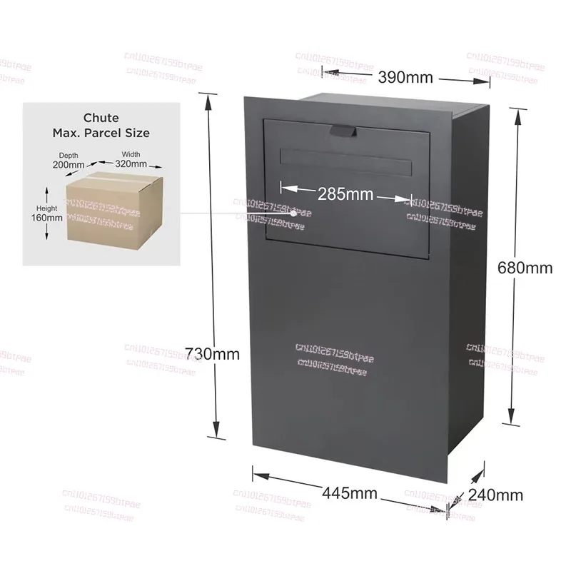 

Home Office File Parcel Box Export Mailbox Doorway Self-Pickup Cabinet Personal Receiving Cabinet