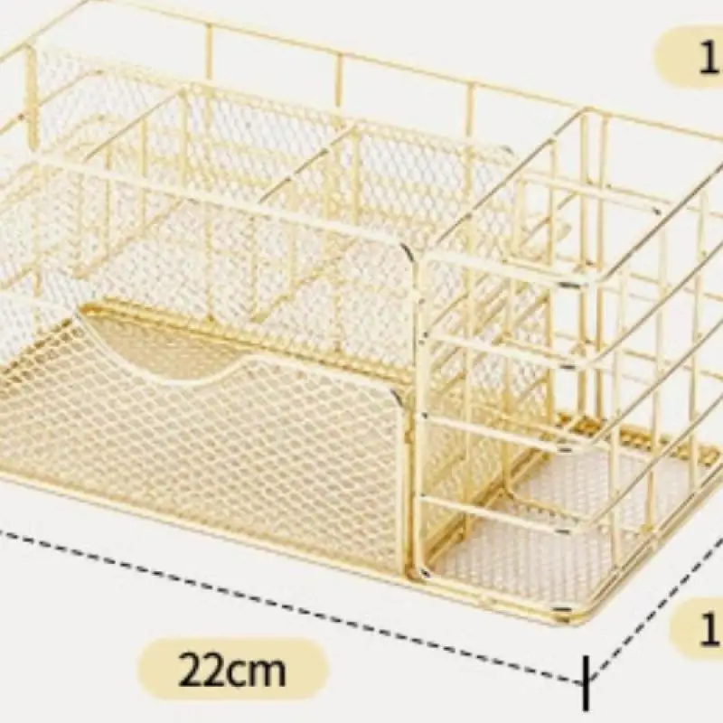 Nordic Multi-Layer Metal Drawer Organizer for Office, Desk, Makeup & Essentials