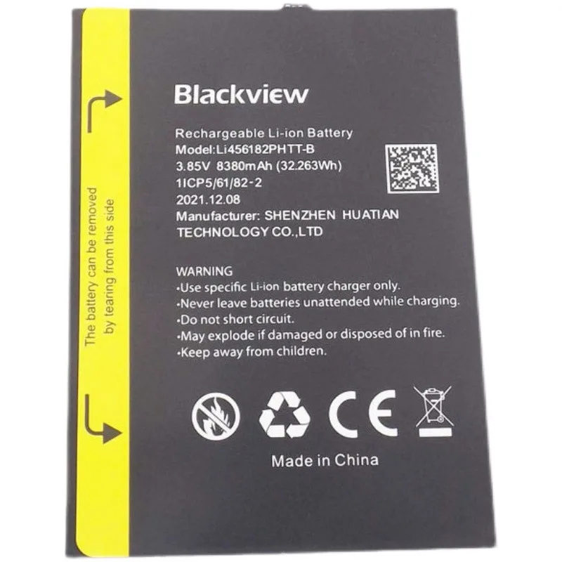 V skladovatelnost nový výtvor datle pro blackview BV8800 baterie 8380mah dlouhé pohotovostním čas pro blackview BL8800 baterie