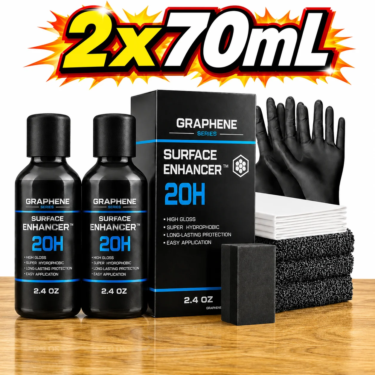 Graphene Nano Ceramic Coating Spray Car Hydrophobic Auto Body Shine Armor Wax Crystal Plating Quick Nano-Coating Paint Cleaner