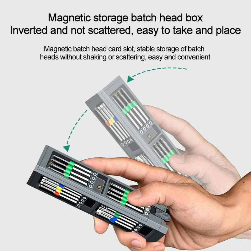 Zestaw wkrętaków Precyzyjne magnetyczne końcówki wkrętakowe 30/40/44 w 1 Mini narzędzie do naprawy urządzeń domowych Naprawa zegarków telefonicznych